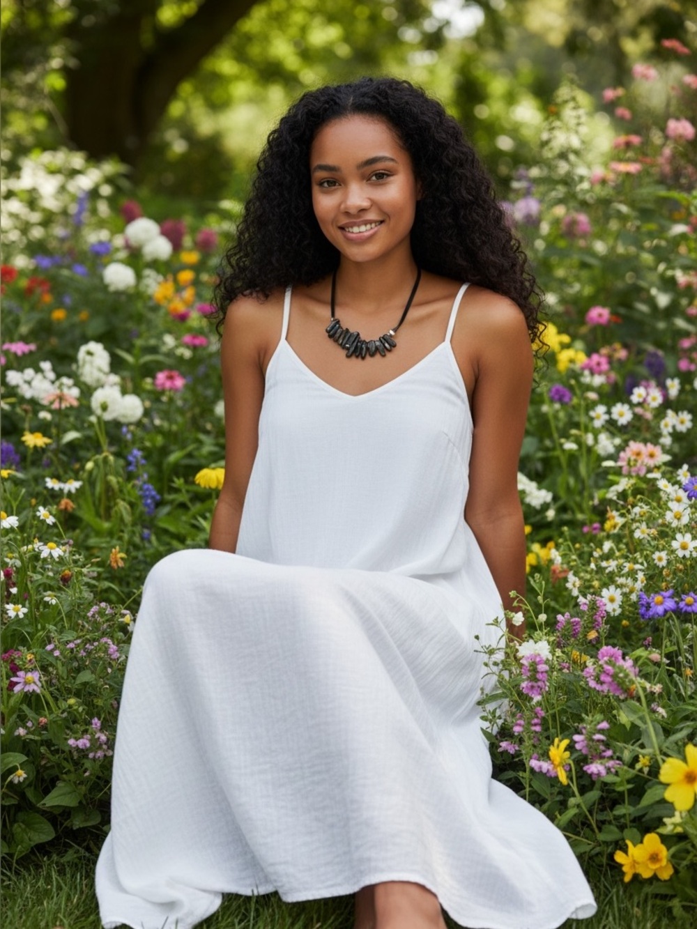 YOCHI NY Agate Necklace